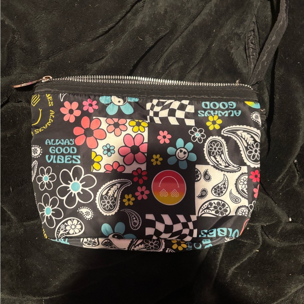 Justice Colorful Patterned Women's Makeup/toiletry Bag